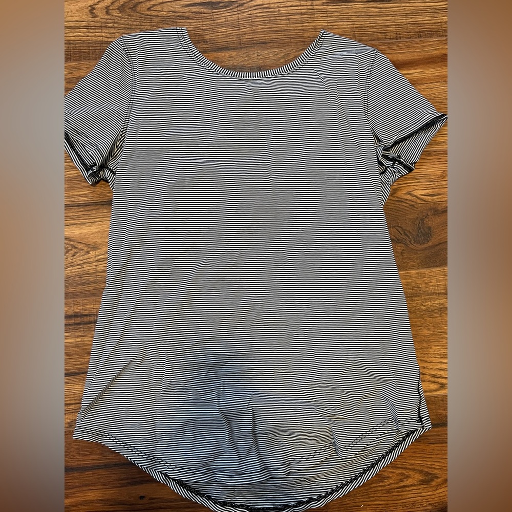 Lululemon striped tee